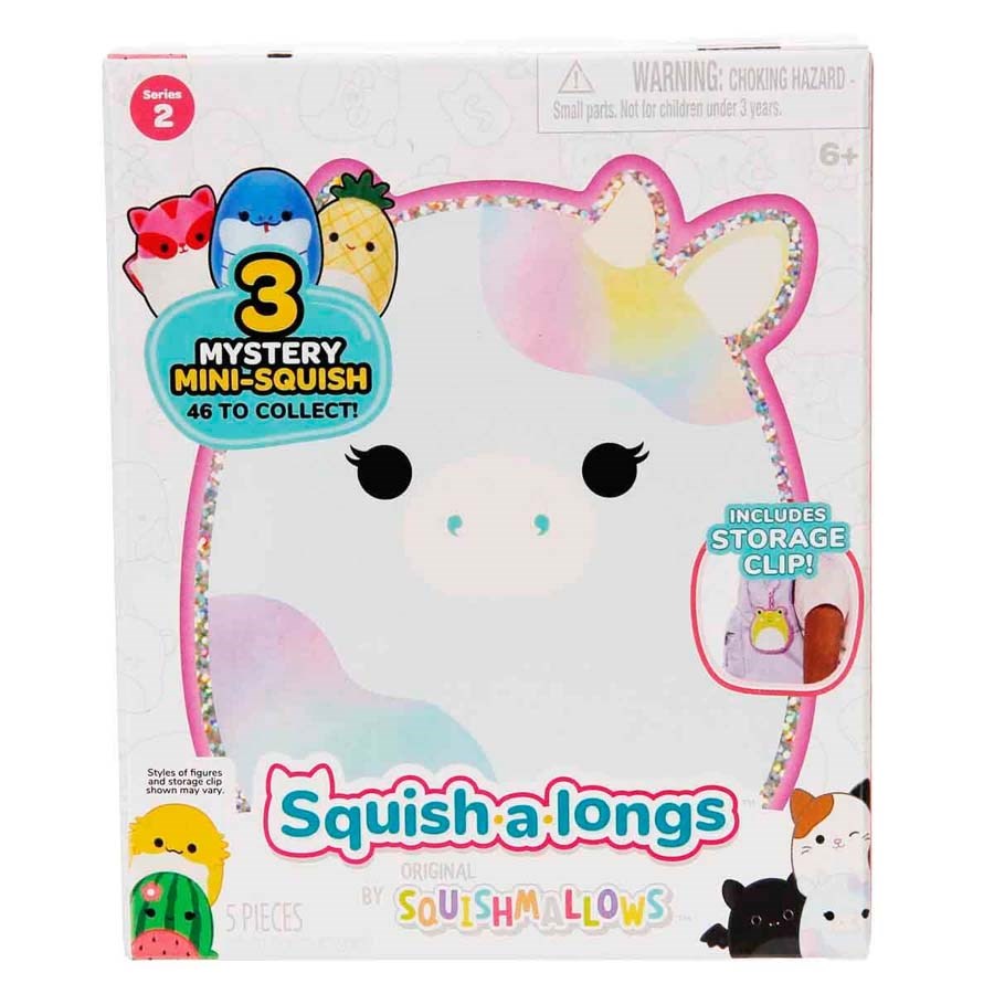 Squish-a-longs 3 Figür-Yüzük Çantalı Sürpriz Paket 