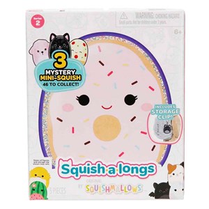 Squish-a-longs 3 Figür-Yüzük Çantalı Sürpriz Paket