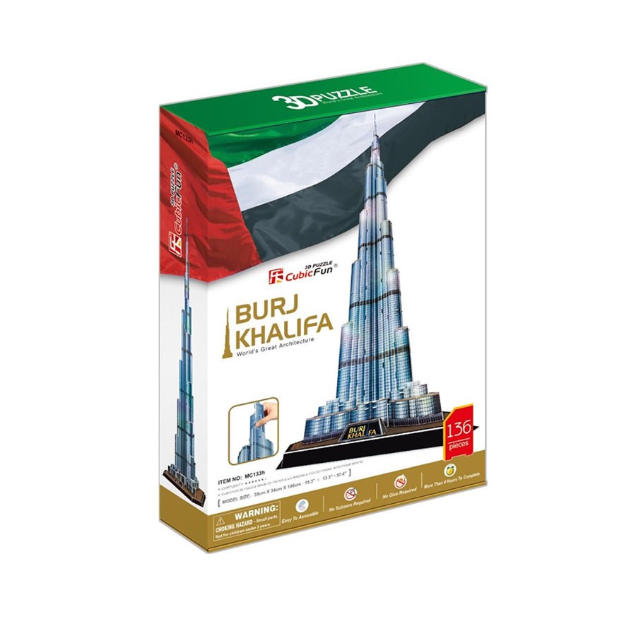 3D Puzzle Burç Halife Binası - Dubai 