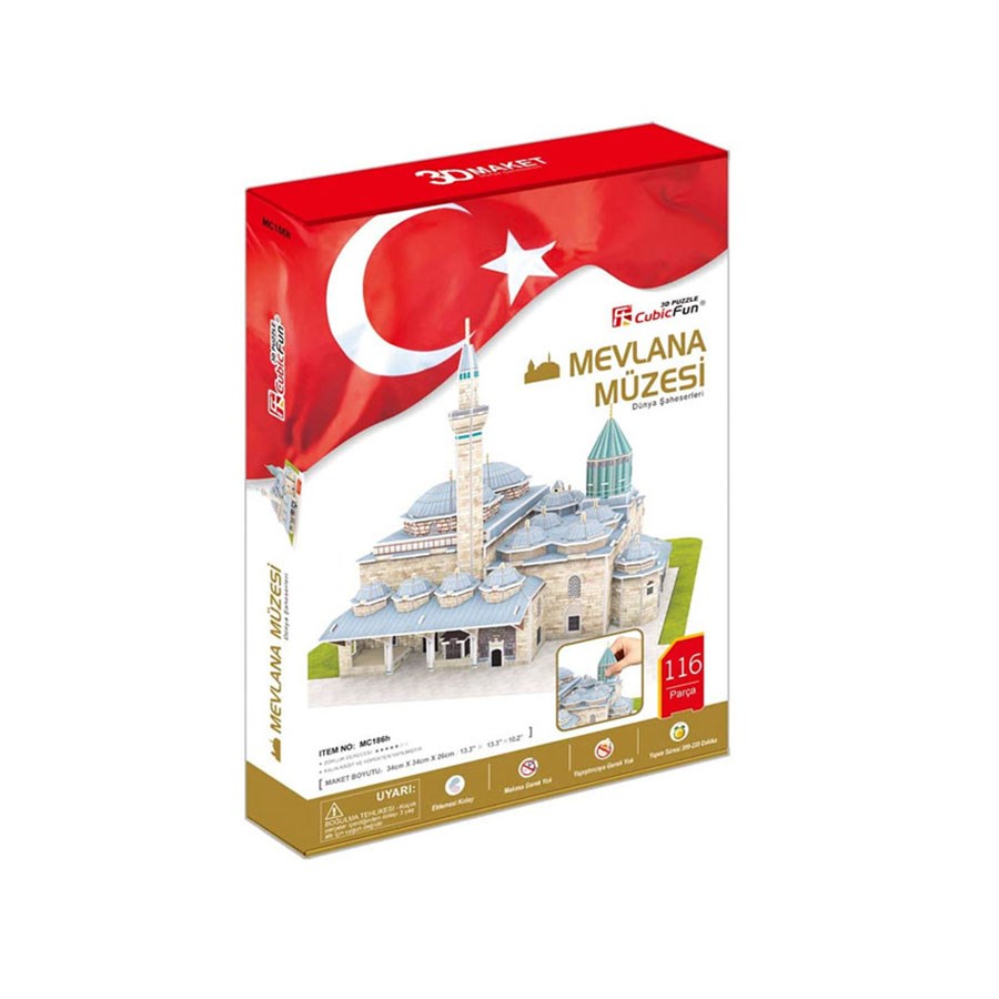 3D Puzzle Mevlana Türbesi 