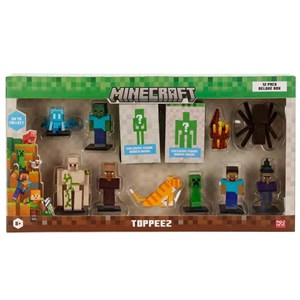 Minecraft 3D Figür Toppeez 12li Delüks Set