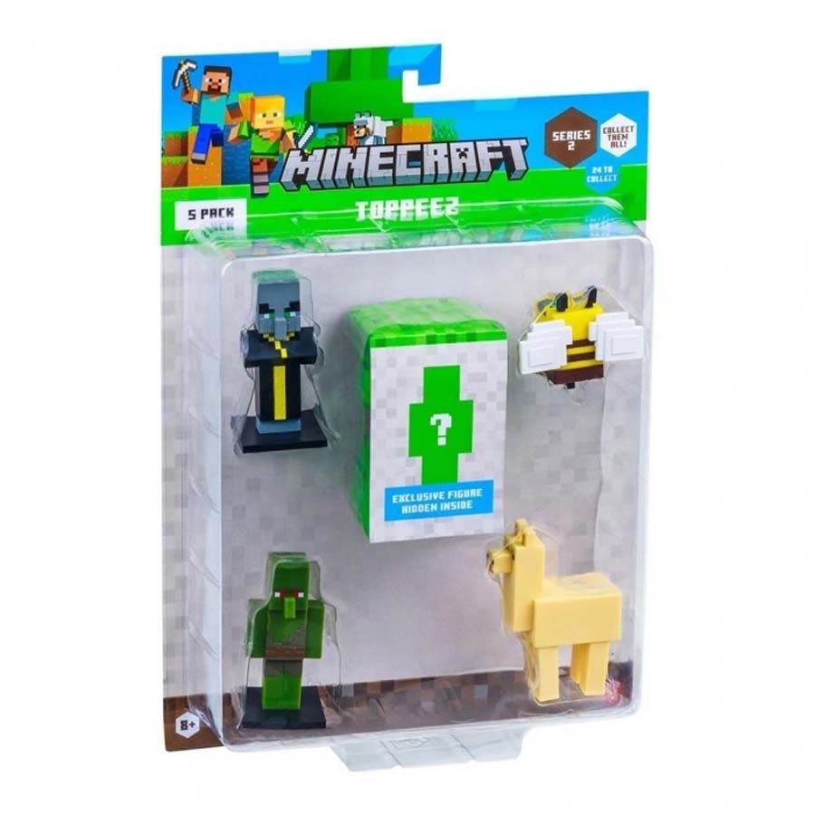 Minecraft 3D Toppeez 5li Figür Seti 
