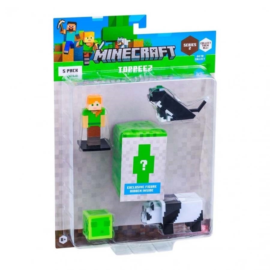 Minecraft 3D Toppeez 5li Figür Seti 