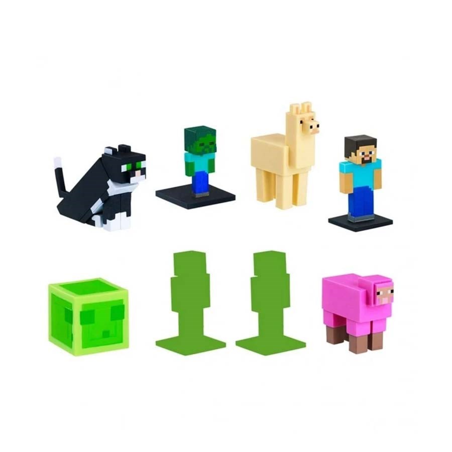Minecraft 3D Toppeez 8li Deluxe Figür Seti Seri-2 