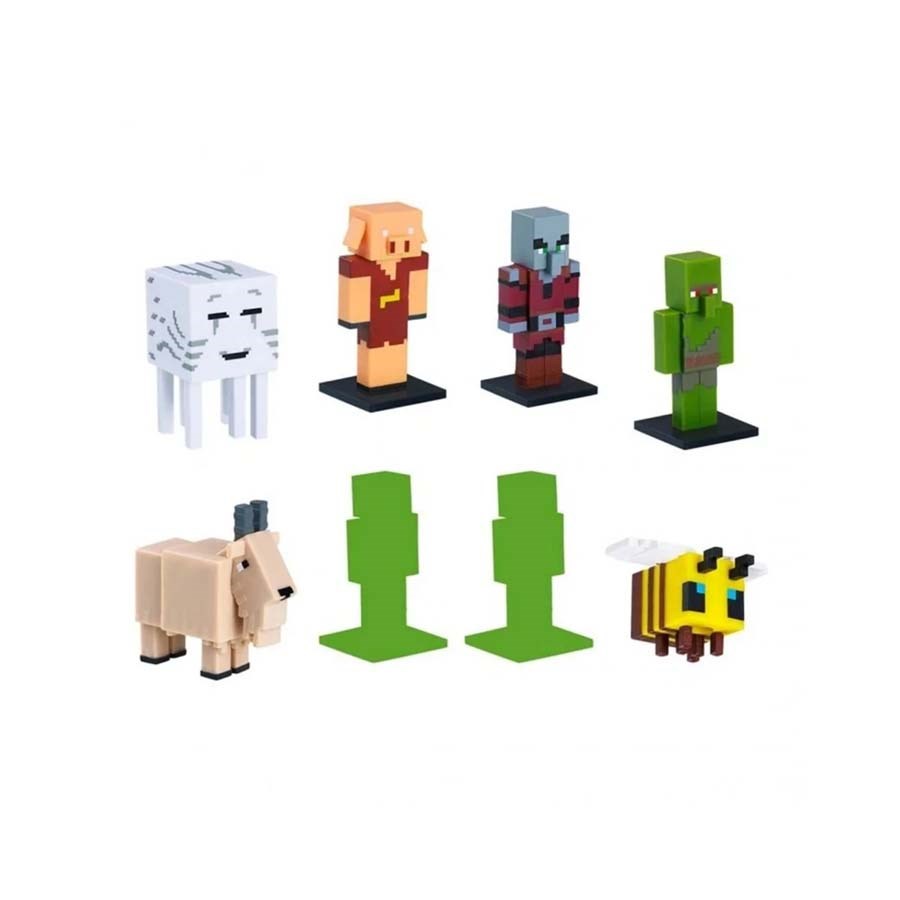 Minecraft 3D Toppeez 8li Deluxe Figür Seti Seri-2 