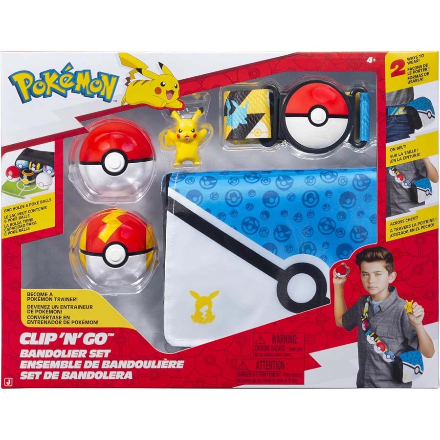Pokemon Clip N Go Bandolier Büyük Set 