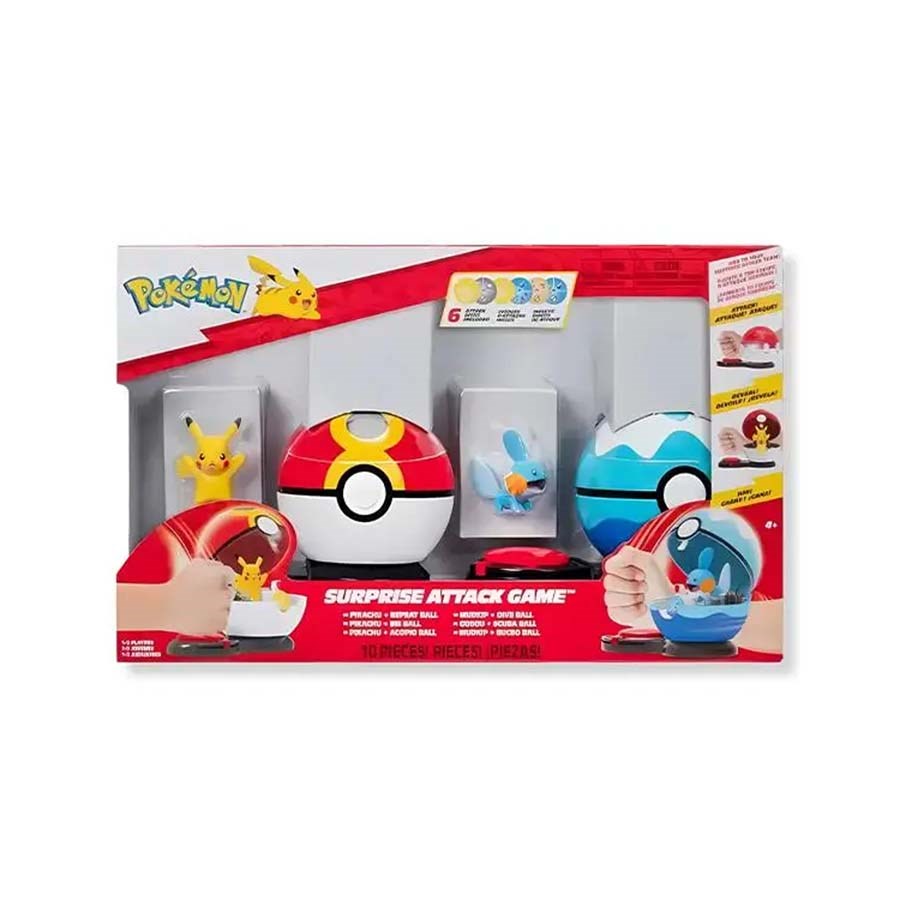 Pokemon Sürpriz Atak Oyun Seti/TOGETIC & BULNASAUR Pıkachu & Mudkip