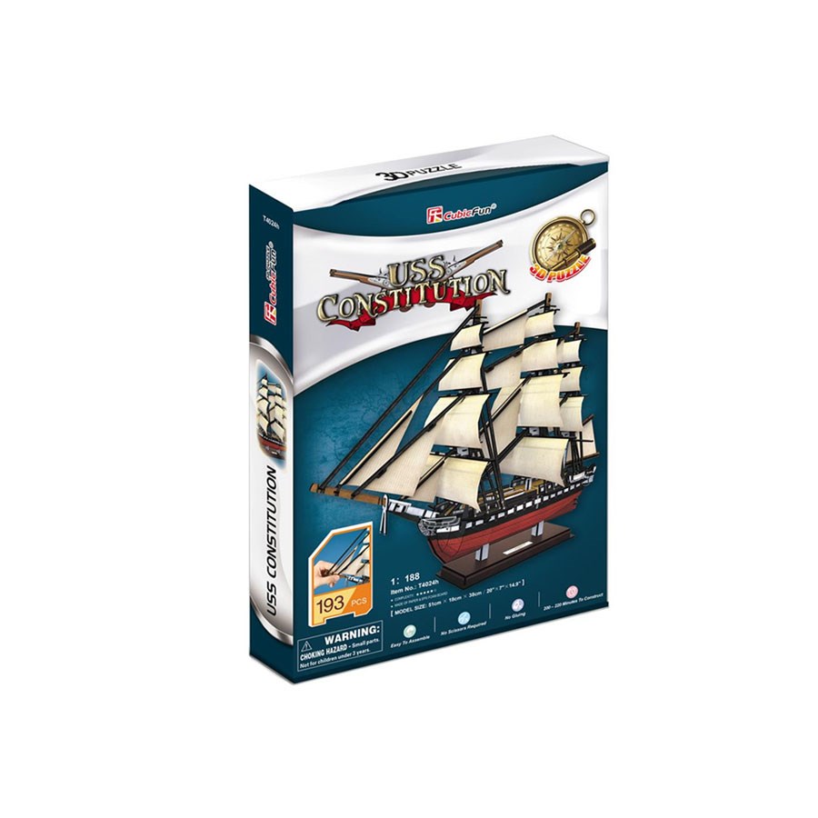 3D Puzzle Uss Constitution Gemisi 