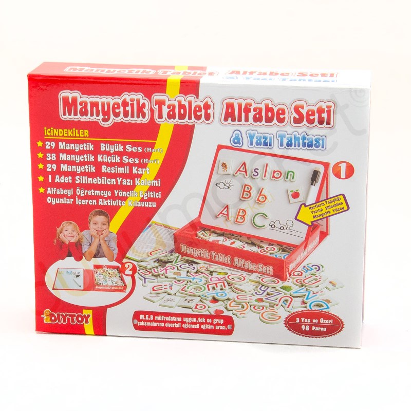 Manyetik Tablet Alfabe Set 