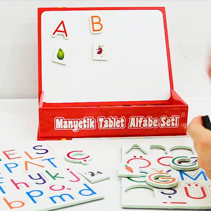 Manyetik Tablet Alfabe Set 