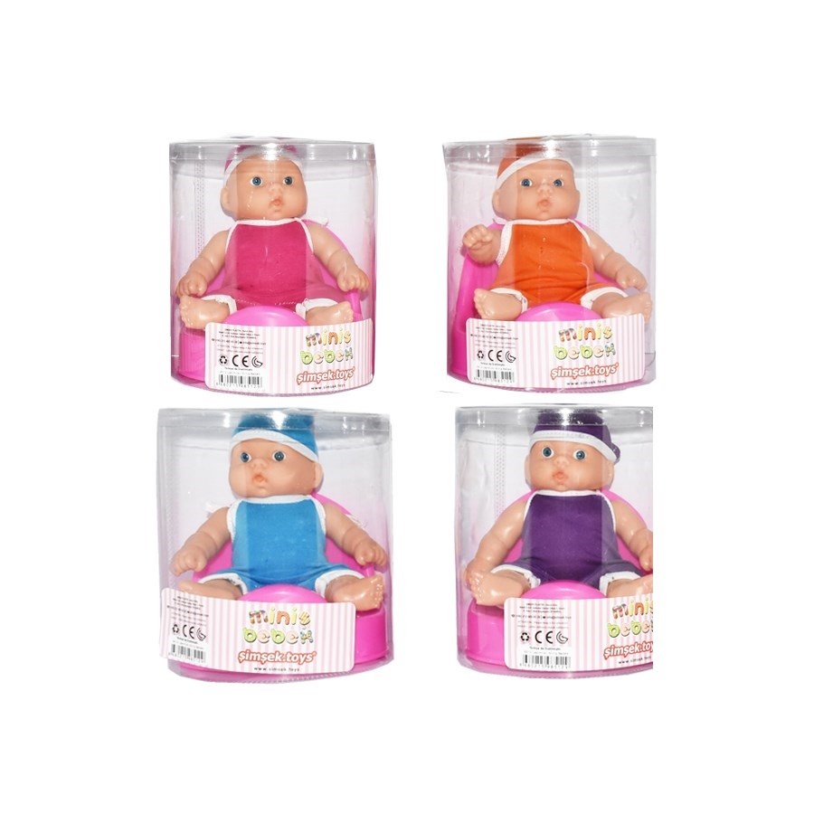 Miniş Bebek Lazımlıklı Silindir Kutuda 