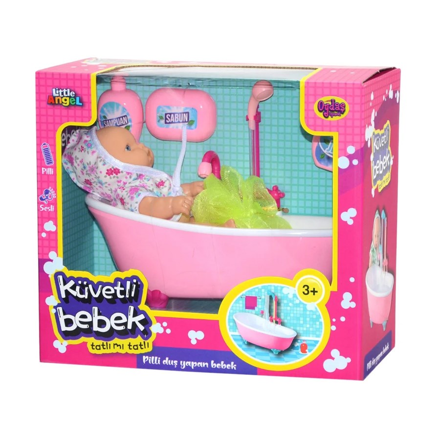 Küvette Duş Yapan Bebek 