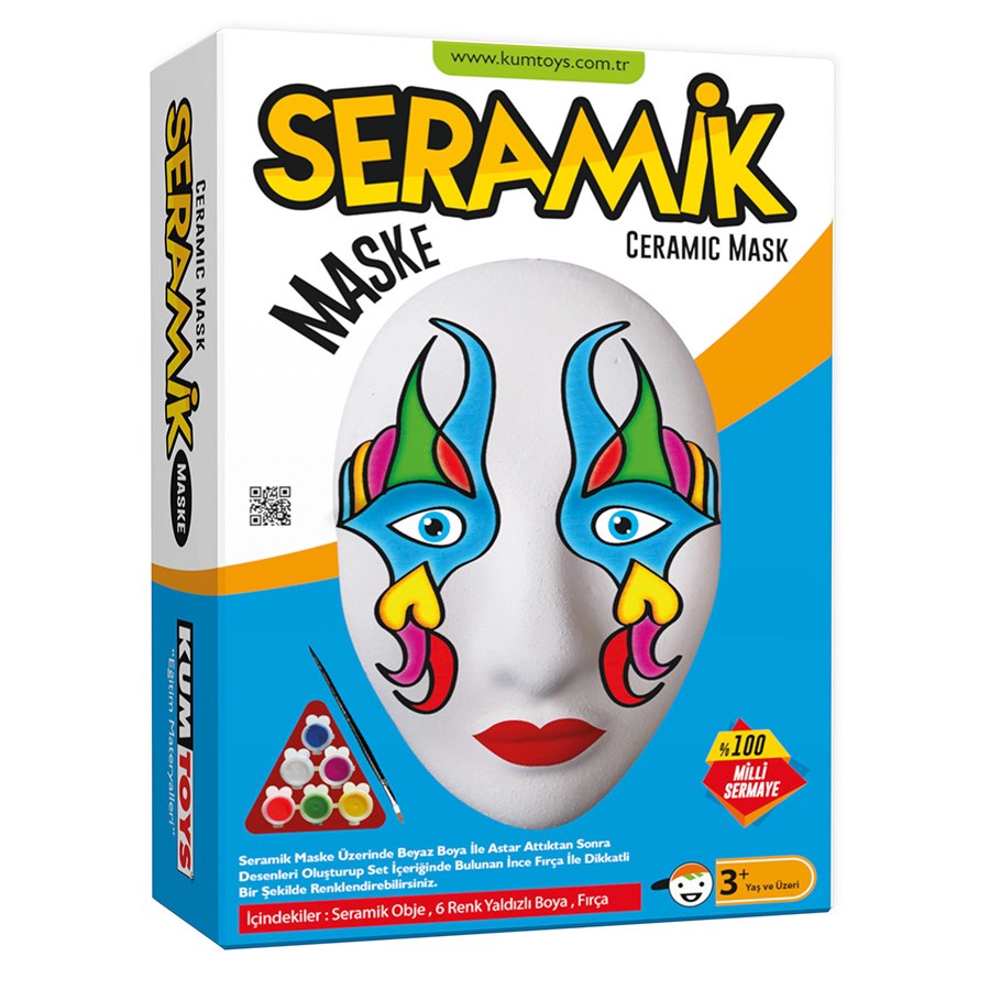 Kumtoys Seramik Maske 