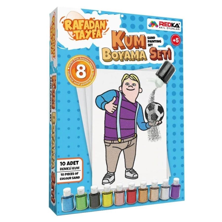 Redka Rafadan Tayfa Kum Boyama Seti 