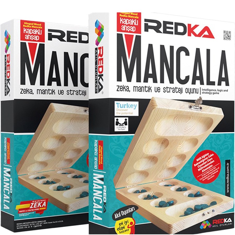 Redka Kapaklı Ahşap Mancala 