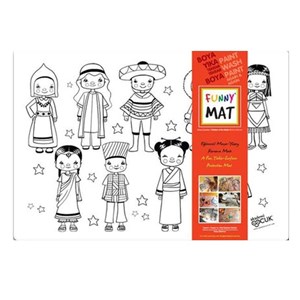 Akademi Çocuk Funny Mat - Dünya Çocukları