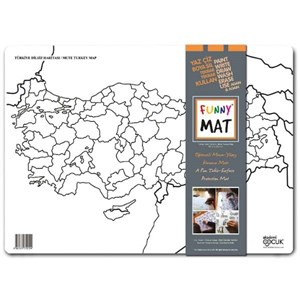 Akademi Çocuk- Funny Mat - Türkiye Dilsiz Haritası