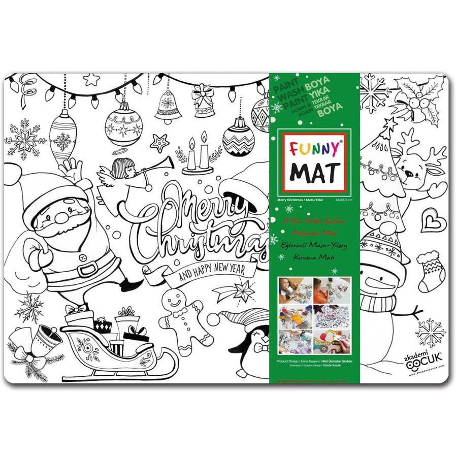 Akademi Çocuk Funny Mat - Yeni Yıl 