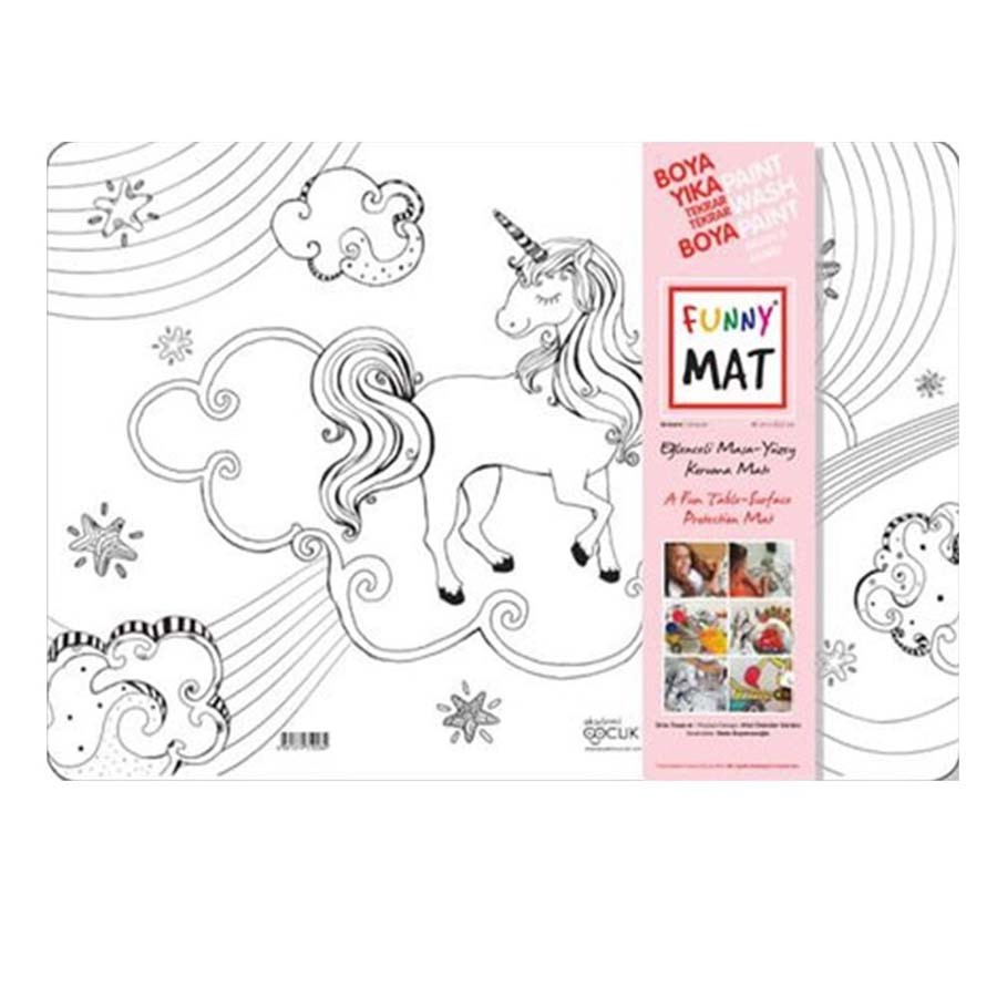 Akademi Çocuk Funny Mat - Unicorn 
