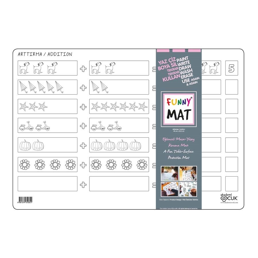 Akademi Çocuk-Funny Mat - Arttırma 