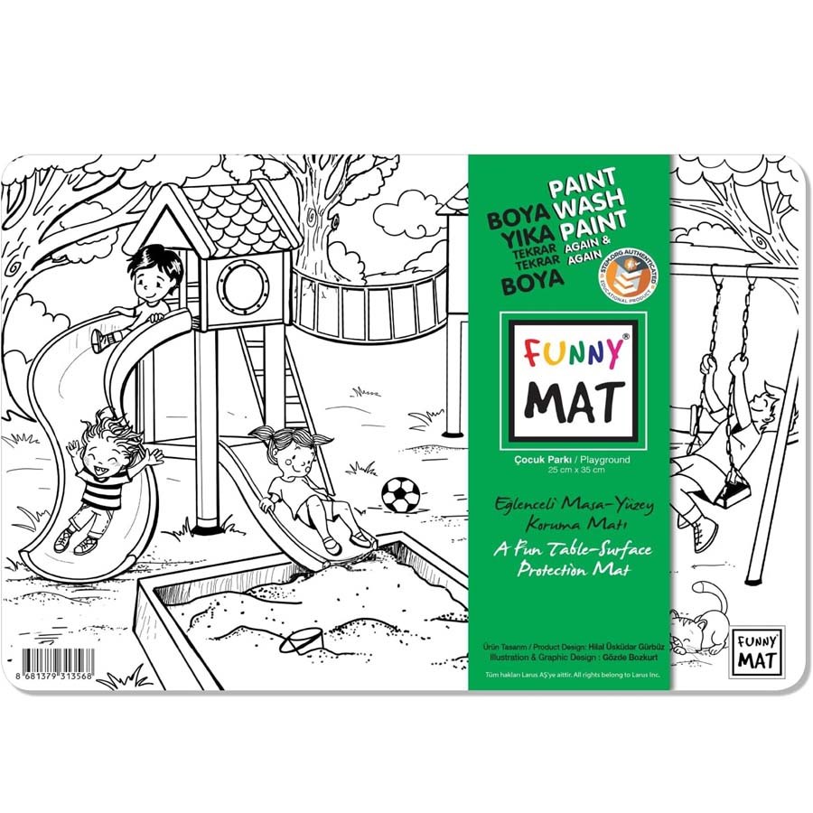 Akademi Çocuk Funny Mat- Park 