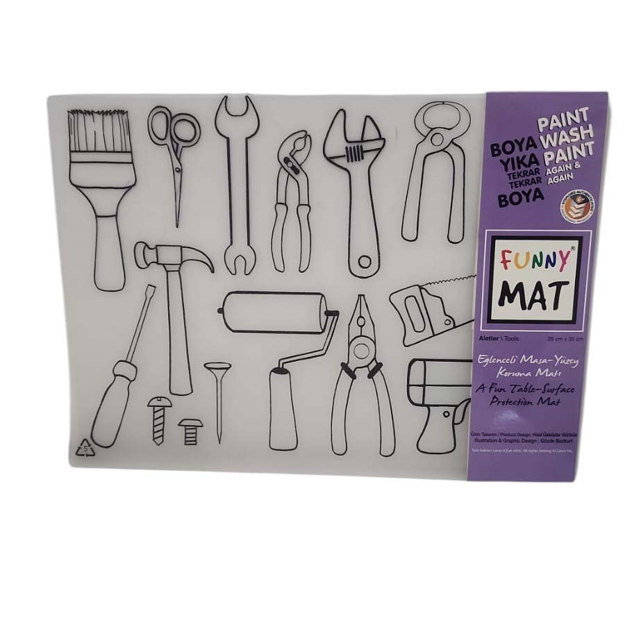 Funny Mat - Aletler 25x35 Cm. 