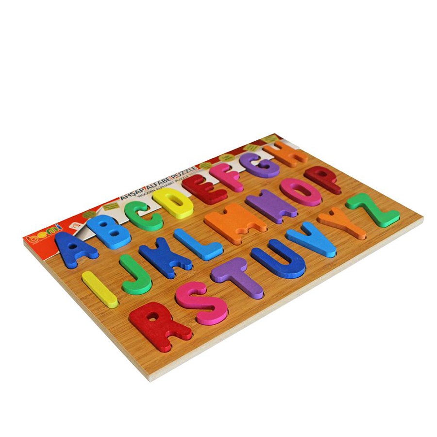 Ahşap Alfabe Puzzle 