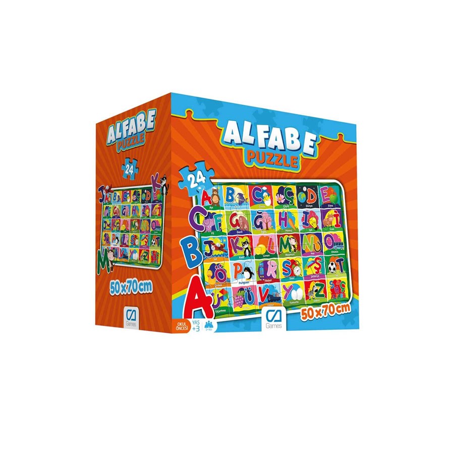 Alfabe Eğitici Puzzle 24 Parça 