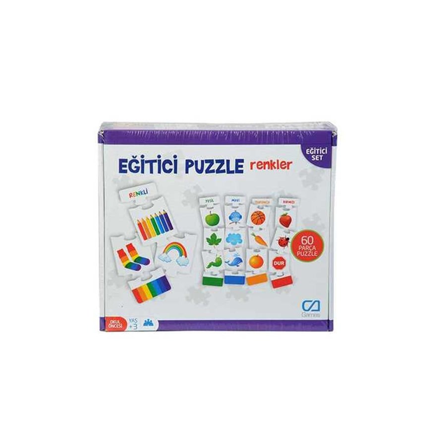 Eğitici Puzzle Renkler 60 Parça 