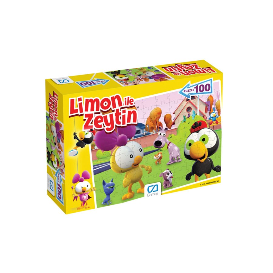 Limon ve Zeytin 100 Parça Puzzle 