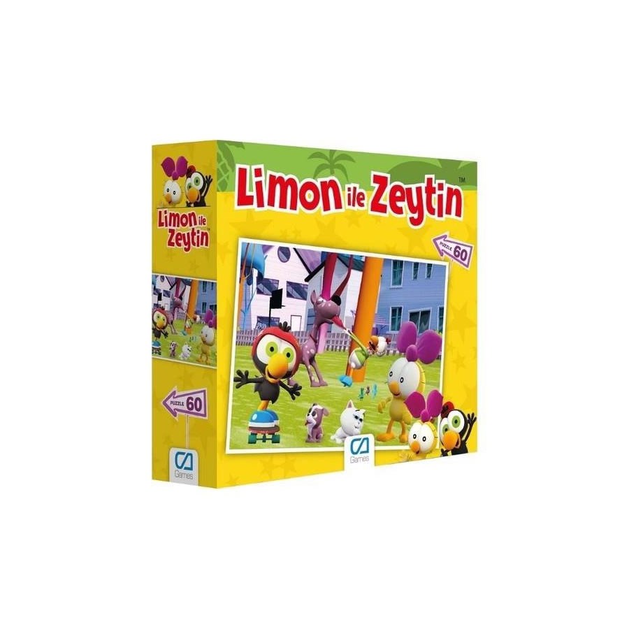 Limon ve Zeytin 60 Parça Puzzle 