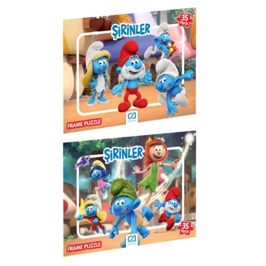 Şirinler Frame Puzzle 35 Parça 