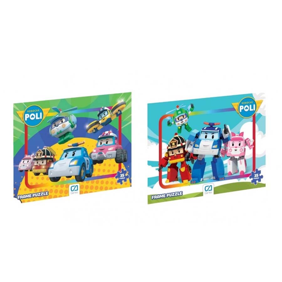 Robocar Frame Puzzle 35 Parça 