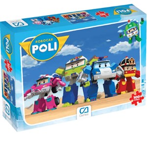 Robocar Puzzle 100 Parça