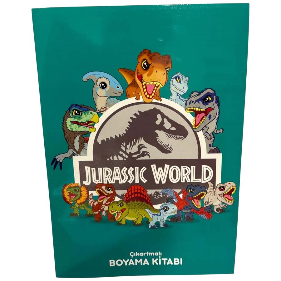 Jurassic World 20*28 8Yp.Çıkartmalı Boyama Kitabı 