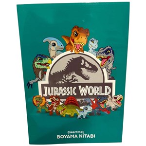 Jurassic World 20*28 8Yp.Çıkartmalı Boyama Kitabı
