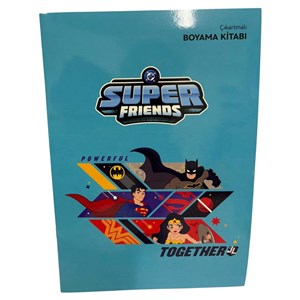 Super Friends 20*28 8Yp.Çıkartmalı Boyama Kitabı
