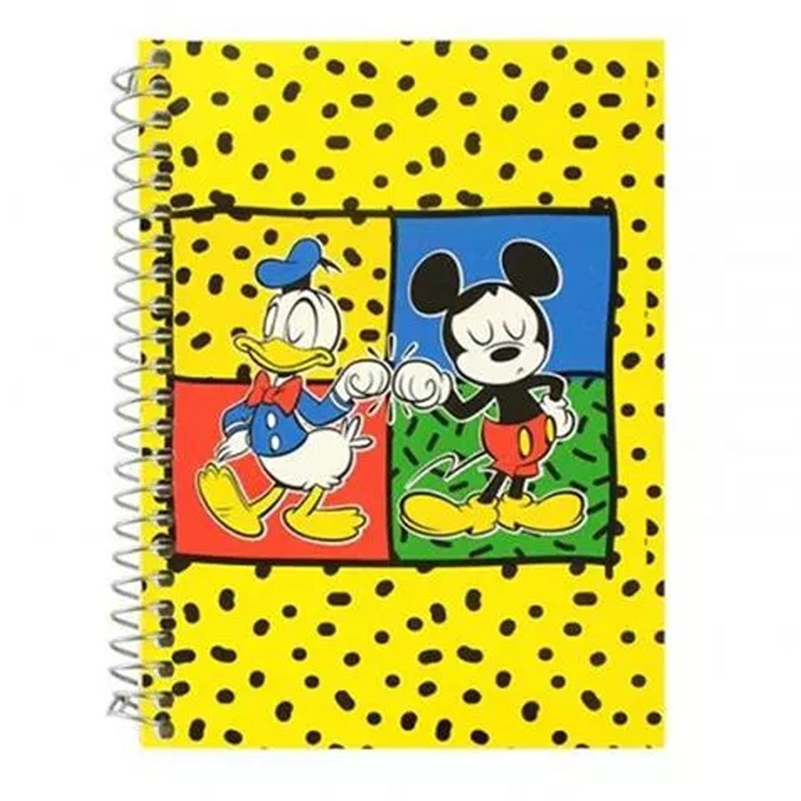 Mickey Mouse Karton Kapak Spiralli Defter 