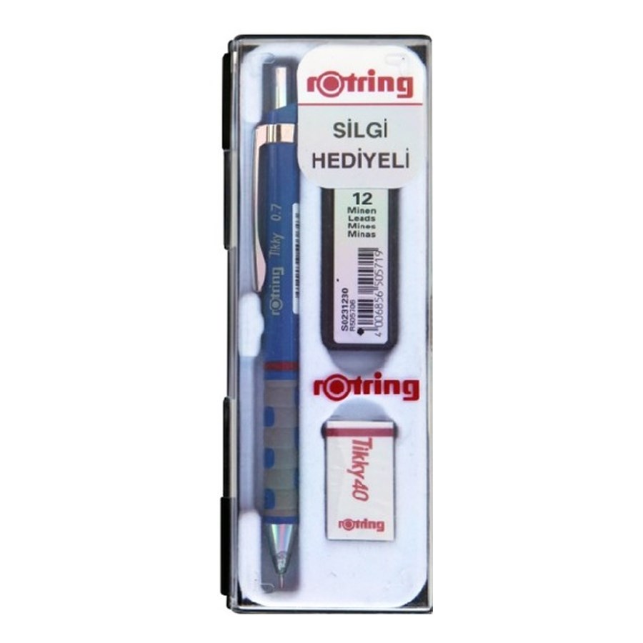 Rotring Tikky Versatil Okul Seti 0.7 Mavi 
