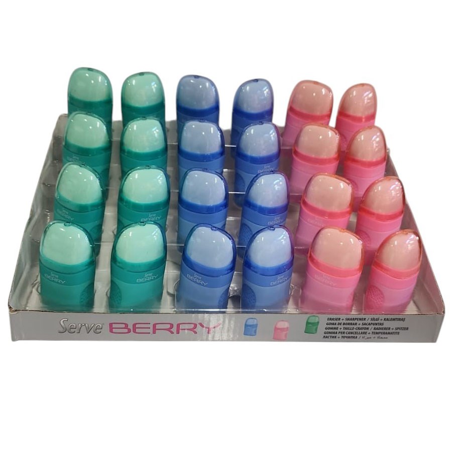 Serve Berry Pastel Silgili Kalemtraş 