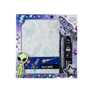 Serve Defter Seti Uzay Serisi Beyaz