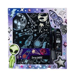 Serve Defter Seti Uzay Serisi Siyah