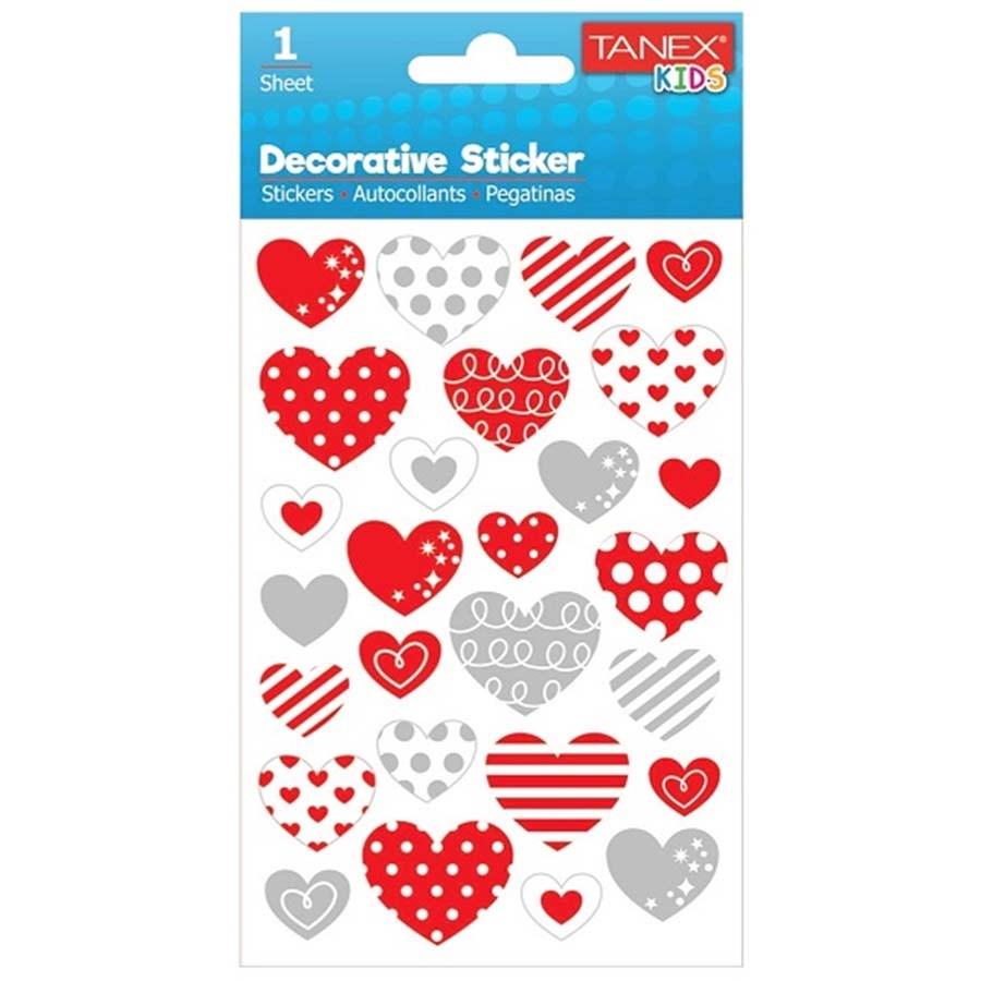Tanex Puffy Kalpli Sticker-25003 