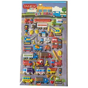 Tanex Puffy Ulaşım Araçları Serisi Sticker