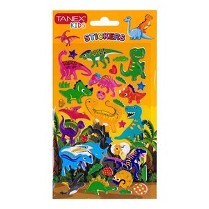Tanex Puffy Dinozor Serisi Sticker