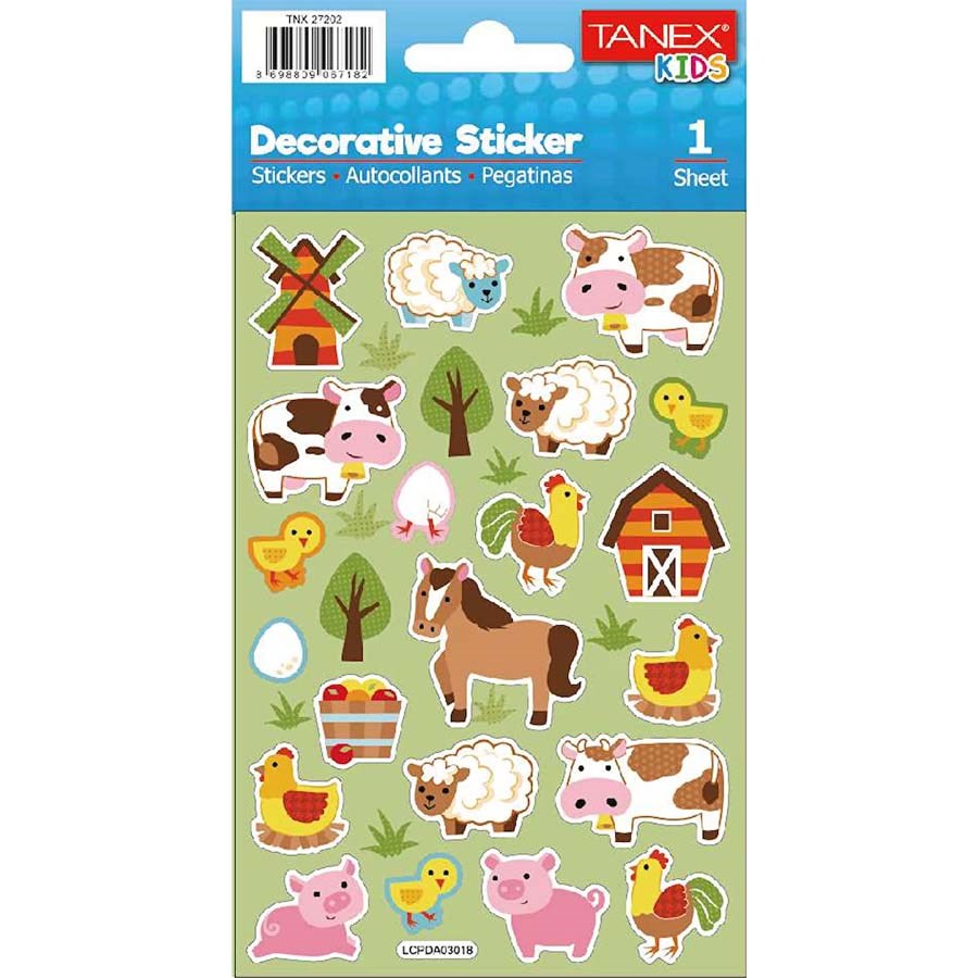 Tanex Puffy Çiftlik Serisi Sticker 