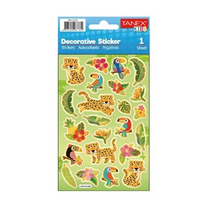 Tanex Puffy Safari Serisi Sticker