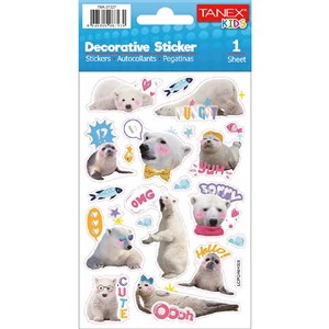 Tanex Puffy İnstagram Ayıları Serisi Sticker