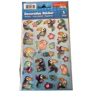 Tanex Puffy Uçan Kuş Serisi Sticker