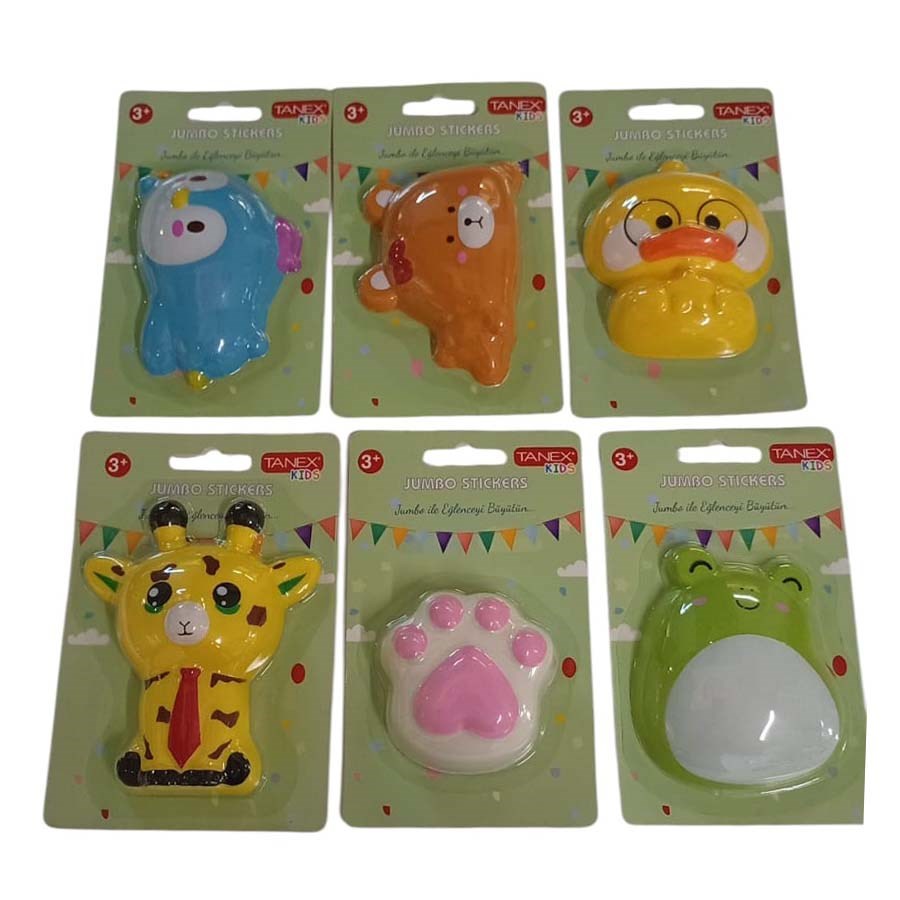 Tanex Jumbo Puffy Sticker 